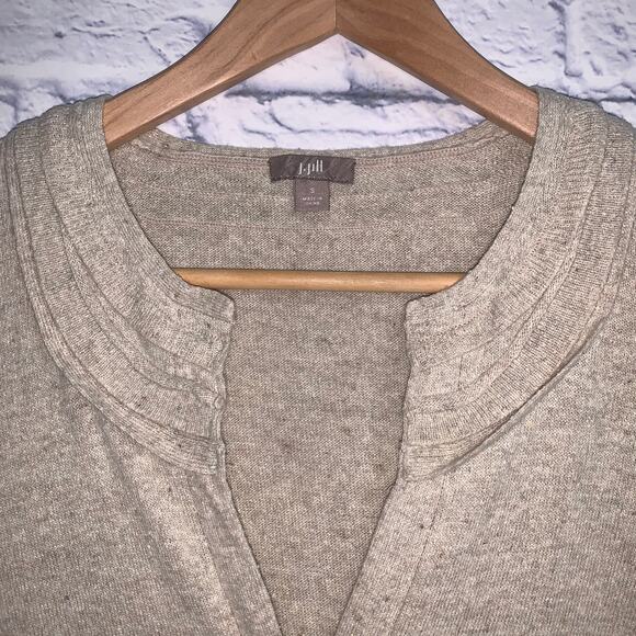 J. Jill Light Gray Cardigan - Picture 2 of 6